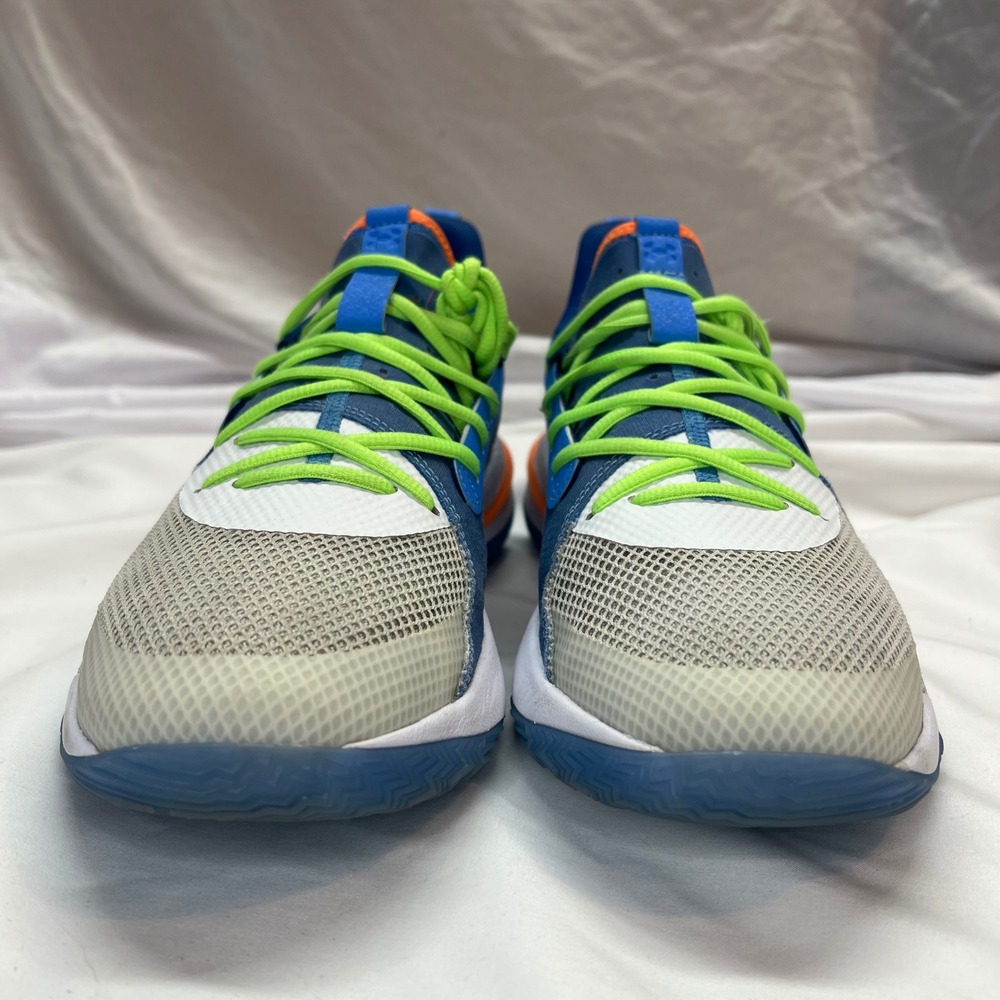 Under Armour Curry 7 Super‎ Soaker Lime Blue Mens 10.5 3021258-404 Basketball - Picture 4 of 15